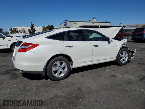 2010 Honda Accord Crosstour EX with VIN 5J6TF1H34AL004160, listed as a Copart auction lot 76813214 with 144,195 mi miles and Salvage Title. Bid and sale history available at carsss.com. Image 3.