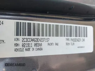 2014 Chrysler 300 with VIN 2C3CCAAG3EH237157, listed as a IAAI auction lot 41986053 with 61,372 mi miles and . Bid and sale history available at DreamBid. Image 9.