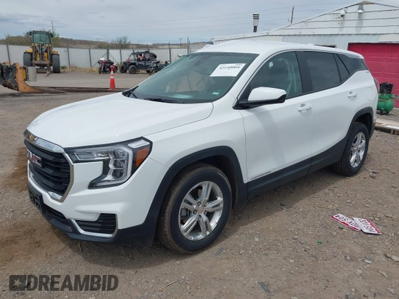 2024 GMC Terrain SLE with VIN 3GKALTEG9RL372217, listed as a IAAI auction lot 42140004 with 18,262 mi miles and . Bid and sale history available at carsss.com. Image 2.