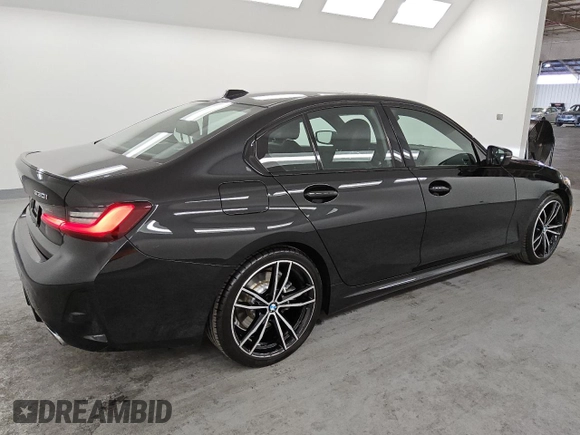 2024 BMW 3 Series 330i with VIN 3MW69FF0XR8E64715, listed as a Copart auction lot 49742715 with 17,634 mi miles and Clean Title. Bid and sale history available at carsss.com. Image 3.