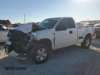 2006 Ford F-150 STX with VIN 1FTRF02W86KD93024, listed as a Copart auction lot 84327634 with 153,529 mi miles and Salvage Title. Bid and sale history available at carsss.com. Image 1.
