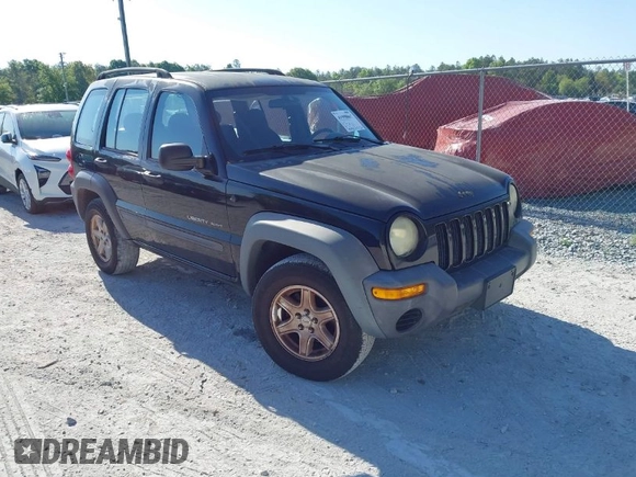2003 Jeep Liberty Sport with VIN 1J4GK48K23W719610, listed as a IAAI auction lot 41998067 with 150,916 mi miles and . Bid and sale history available at DreamBid. Image 1.