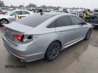 2015 Hyundai Sonata 2.4L Sport with VIN 5NPE34AF8FH208677, listed as a IAAI auction lot 41615270 with 141,639 mi miles. Bid and sale history available at carsss.com. Image 4.