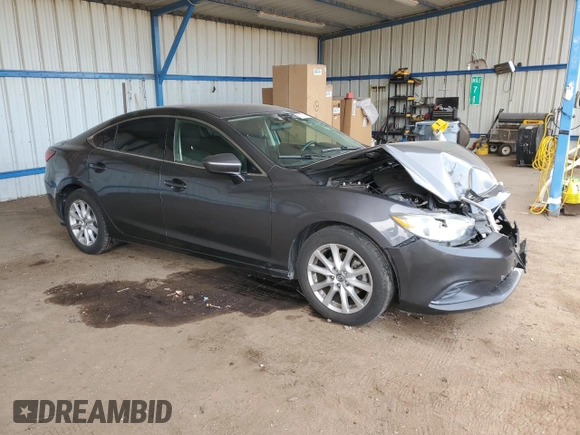 2014 Mazda 6 i Sport with VIN JM1GJ1U69E1150982, listed as a Copart auction lot 87107214 with Not Provided miles and Salvage Title. Bid and sale history available at DreamBid. Image 4.