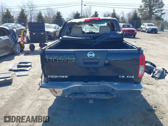 2008 Nissan Frontier SE with VIN 1N6AD07W28C408204, listed as a IAAI auction lot 41745552 with 165,572 mi miles and . Bid and sale history available at DreamBid. Image 16.