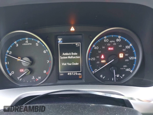 2018 Toyota RAV4 LE with VIN JTMBFREV3JJ253566, listed as a IAAI auction lot 41978107 with 49,729 mi miles. Bid and sale history available at carsss.com. Image 7.