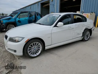 2011 BMW 3 Series 335d with VIN WBAPN7C5XBF183596, listed as a Copart auction lot 55330235 with 103,383 mi miles and Salvage title. Bid and sale history available at DreamBid. Image 1.