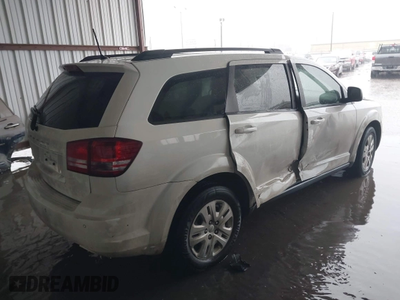 2020 Dodge Journey SE Value with VIN 3C4PDCAB3LT183311, listed as a IAAI auction lot 41547102 with 146,860 mi miles and . Bid and sale history available at carsss.com. Image 4.