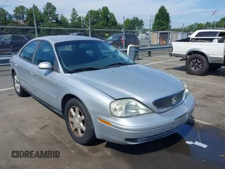 2003 Mercury Sable GS with VIN 1MEFM50U33A633023, listed as a IAAI auction lot 42668203 with 115,555 mi miles and . Bid and sale history available at DreamBid. Image 1.