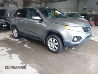 2013 Kia Sorento LX with VIN 5XYKT3A14DG395017, listed as a IAAI auction lot 42632665 with 134,153 mi miles and . Bid and sale history available at DreamBid. Image 1.