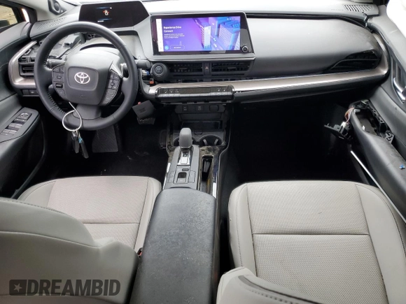 2024 Toyota Prius LE with VIN JTDADABU0R3007668, listed as a Copart auction lot 52110565 with 29,984 mi miles and Salvage title. Bid and sale history available at DreamBid. Image 8.