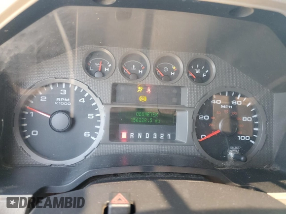 2008 Ford F-250 with VIN 1FDNF20528EA56592, listed as a Copart auction lot 58045595 with 156,228 mi miles and Clean title. Bid and sale history available at DreamBid. Image 9.