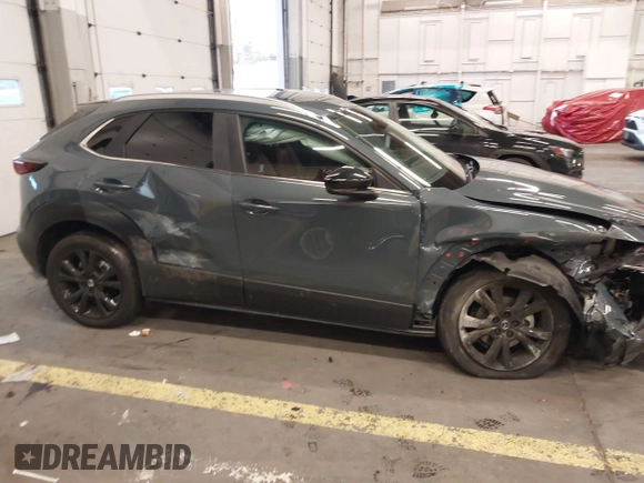 2023 Mazda CX-30 2.5 S Carbon Edition with VIN 3MVDMBCM3PM567115, listed as a IAAI auction lot 41079869 with 7,158 mi miles. Bid and sale history available at carsss.com. Image 14.