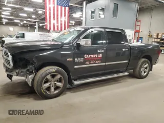 2017 Ram 1500 Big Horn with VIN 1C6RR7TT1HS782540, listed as a Copart auction lot 55119935 with 126,817 mi miles and Non repairable. Bid and sale history available at DreamBid. Image 1.