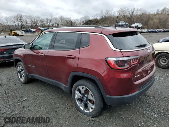 2021 Jeep Compass Limited with VIN 3C4NJDCB4MT565349, listed as a Copart auction lot 52520465 with 79,656 mi miles and Salvage title. Bid and sale history available at DreamBid. Image 2.