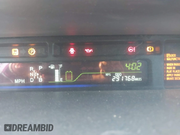 2013 Toyota Prius Two with VIN JTDZN3EUXD3223866, listed as a IAAI auction lot 41230906 with 291,768 mi miles and . Bid and sale history available at carsss.com. Image 7.