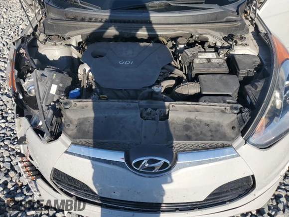 2013 Hyundai Veloster RE:MIX with VIN KMHTC6AD4DU127949, listed as a Copart auction lot 56993075 with 95,772 mi miles and Salvage title. Bid and sale history available at DreamBid. Image 11.