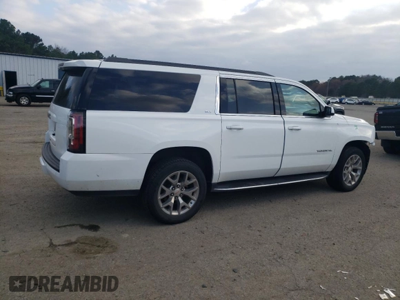 2019 GMC Yukon XL SLT with VIN 1GKS1GKC3KR189963, listed as a Copart auction lot 42402255 with 77,749 mi miles and Salvage Title. Bid and sale history available at carsss.com. Image 3.