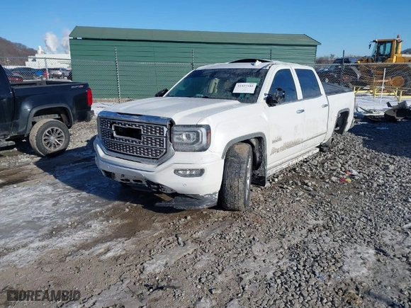 2018 GMC Sierra 1500 Denali with VIN 3GTU2PEC8JG519642, listed as a IAAI auction lot 41427185 with 111,596 mi miles. Bid and sale history available at carsss.com. Image 2.