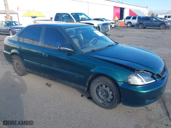 1999 Honda Civic VP with VIN 2HGEJ6617XH508270, listed as a IAAI auction lot 41319879 with 119,549 mi miles. Bid and sale history available at carsss.com. Image 1.