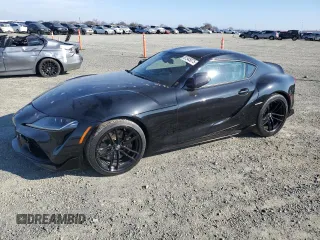 2020 Toyota GR Supra 3.0 with VIN WZ1DB4C0XLW025666, listed as a Copart auction lot 87545075 with 18,840 mi miles and Salvage Title. Bid and sale history available at carsss.com. Image 1.