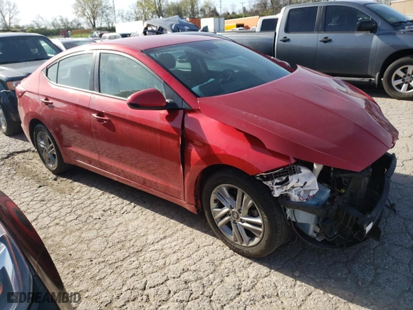 2020 Hyundai Elantra Value Edition with VIN 5NPD84LF7LH628033, listed as a Copart auction lot 49806814 with 0 mi miles and Salvage Title. Bid and sale history available at carsss.com. Image 4.