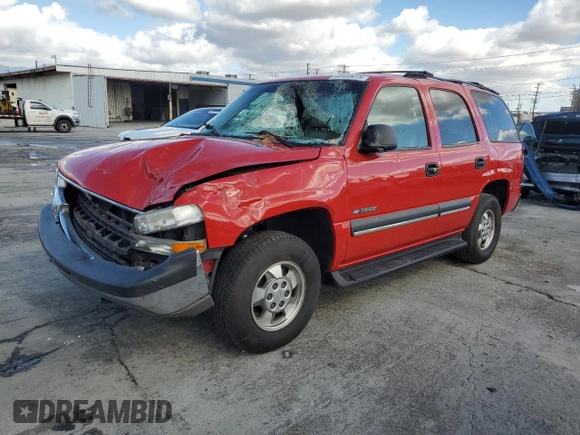 2002 Chevrolet Tahoe Z71 with VIN 1GNEK13T12R148823, listed as a Copart auction lot 44988415 with 0 mi miles and Salvage Title. Bid and sale history available at carsss.com. Image 1.