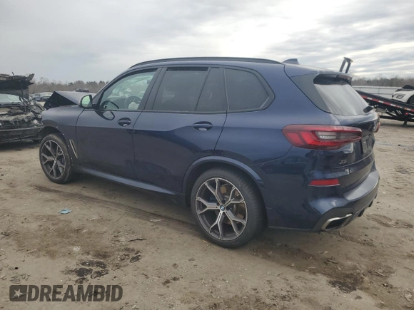 2022 BMW X5 M50i with VIN 5UXJU4C04N9J66230, listed as a Copart auction lot 86374124 with 0 mi miles and Salvage Title. Bid and sale history available at carsss.com. Image 2.