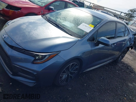 2022 Toyota Corolla SE with VIN JTDS4MCE6N3511584, listed as a IAAI auction lot 41581139 with 85,595 mi miles. Bid and sale history available at carsss.com. Image 2.