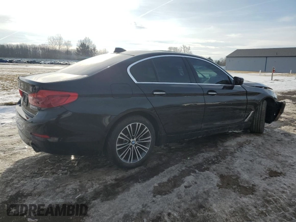 2017 BMW 5 Series 530i xDrive with VIN WBAJA7C39HG905000, listed as a Copart auction lot 45930815 with 66,204 mi miles and Salvage Title. Bid and sale history available at carsss.com. Image 3.