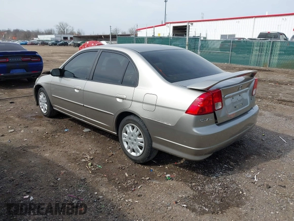 2004 Honda Civic LX with VIN 1HGES16564L001099, listed as a IAAI auction lot 41830582 with 157,151 mi miles. Bid and sale history available at carsss.com. Image 3.