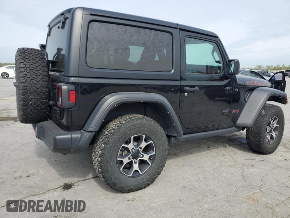 2021 Jeep Wrangler Rubicon with VIN 1C4HJXCG5MW797267, listed as a Copart auction lot 53585825 with 44,496 mi miles and Salvage title. Bid and sale history available at DreamBid. Image 3.