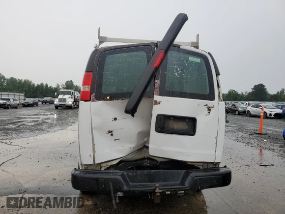 2012 Chevrolet Express Cargo z VIN 1GCWGFCAXC1165369, wystawiony jako Copart lot #60208784 z przebiegiem 199 099 mil mil oraz Szkoda całkowita • Salvage title. Historia ofert i sprzedaży dostępna na DreamBid. Obrazek 6.