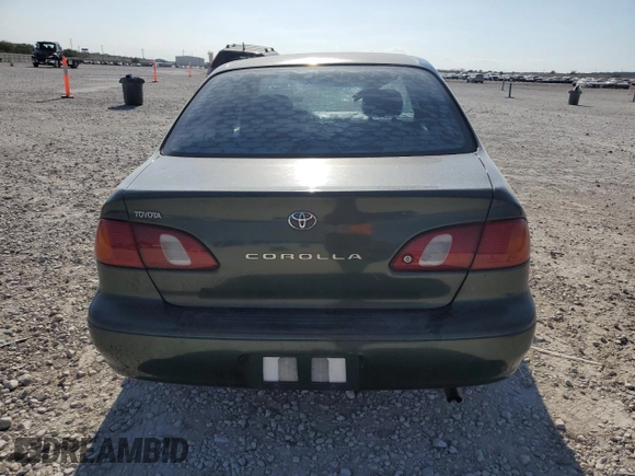 2000 Toyota Corolla VE with VIN 1NXBR12E5YZ387383, listed as a Copart auction lot 78931374 with 162,008 mi miles and Salvage title. Bid and sale history available at DreamBid. Image 6.