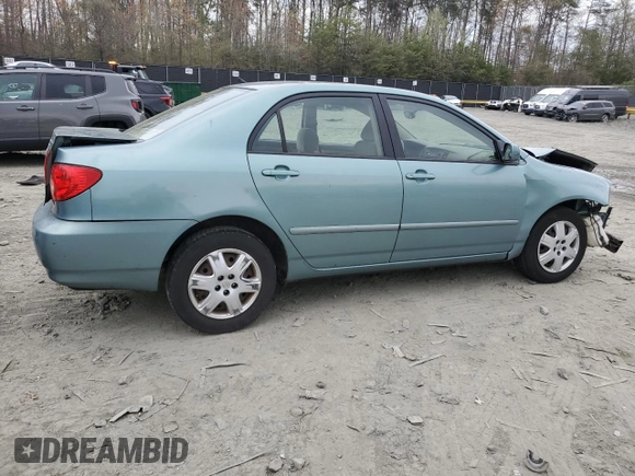 2006 Toyota Corolla CE with VIN 1NXBR32E26Z585721, listed as a Copart auction lot 52023485 with 102,856 mi miles and Salvage Title. Bid and sale history available at DreamBid. Image 3.