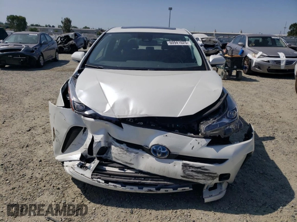 2020 Toyota Prius L Eco with VIN JTDKARFU6L3124832, listed as a Copart auction lot 60941025 with 42,646 mi miles and Salvage title. Bid and sale history available at DreamBid. Image 5.