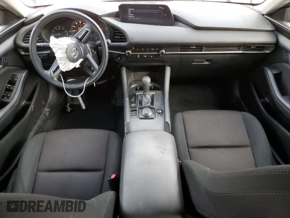 2020 Mazda 3 with VIN 3MZBPABL3LM127020, listed as a Copart auction lot 43922405 with 50,342 mi miles and Salvage title. Bid and sale history available at DreamBid. Image 8.
