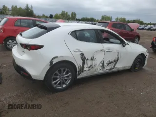 2020 Mazda 3 with VIN JM1BPBLM3L1158572, listed as a Copart auction lot 73055854 with Not provided miles and Salvage title. Bid and sale history available at DreamBid. Image 3.