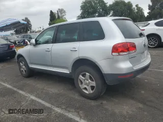 2006 Volkswagen Touareg 3.2L V6 with VIN WVGZG77LX6D015629, listed as a Copart auction lot 53345835 with 93,199 mi miles and Salvage Title. Bid and sale history available at DreamBid. Image 2.