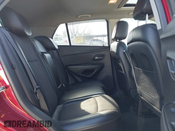 2015 Chevrolet Trax LT with VIN KL7CJLSB4FB110554, listed as a IAAI auction lot 42000016 with 125,959 mi miles. Bid and sale history available at carsss.com. Image 8.