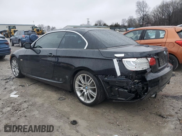 2012 BMW 3 Series 335i with VIN WBADX7C59CE744262, listed as a Copart auction lot 42444535 with 58,388 mi miles and Clean title. Bid and sale history available at DreamBid. Image 2.