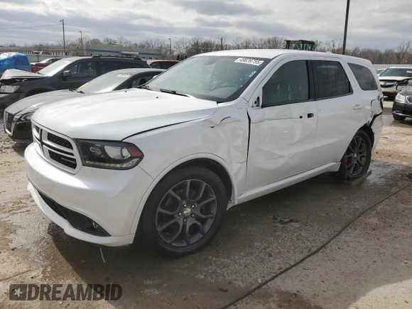 2017 Dodge Durango R/T with VIN 1C4SDHCT7HC606312, listed as a Copart auction lot 49839755 with 210,507 mi miles and Clean title. Bid and sale history available at DreamBid. Image 1.