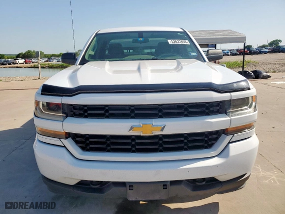 2018 Chevrolet Silverado 1500 Custom with VIN 1GCRCPEH8JZ243851, listed as a Copart auction lot 52632695 with 186,609 mi miles and Salvage Title. Bid and sale history available at carsss.com. Image 5.