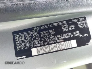 2013 Volvo XC90 Premier Plus z VIN YV4952CY2D1668000, wystawiony jako IAAI lot #42514229 z przebiegiem 173 123 mil mil oraz . Historia ofert i sprzedaży dostępna na DreamBid. Obrazek 9.