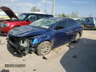 2018 Nissan Sentra SV z VIN 3N1AB7AP6JY303474, wystawiony jako Copart lot #54270405 z przebiegiem Nie podano mil oraz Szkoda całkowita • Salvage title. Historia ofert i sprzedaży dostępna na DreamBid. Obrazek 1.