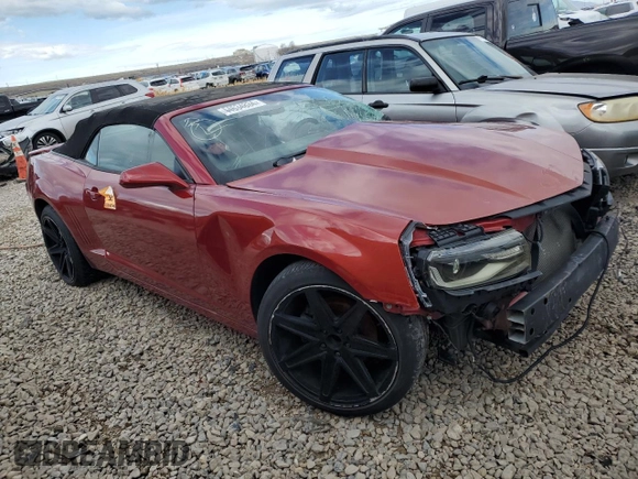 2014 Chevrolet Camaro LT with VIN 2G1FB3D37E9210448, listed as a Copart auction lot 44634834 with Not provided miles and Salvage title. Bid and sale history available at DreamBid. Image 4.