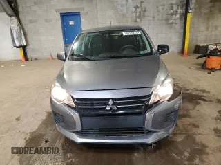 2022 Mitsubishi Mirage ES with VIN ML32AUHJXNH002912, listed as a Copart auction lot 58705215 with 55,828 mi miles and Salvage title. Bid and sale history available at DreamBid. Image 5.