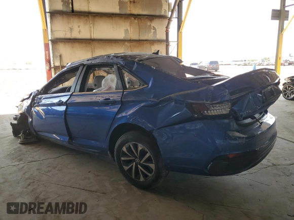 2024 Volkswagen Jetta S with VIN 3VW5M7BU1RM078197, listed as a Copart auction lot 62035935 with 10,240 mi miles and Salvage title. Bid and sale history available at DreamBid. Image 2.