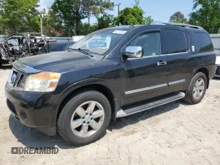 2012 Nissan Armada Platinum z VIN 5N1BA0NE4CN601599, wystawiony jako Copart lot #54274395 z przebiegiem 226 011 mil mil oraz Tytuł czysty. Historia ofert i sprzedaży dostępna na DreamBid. Obrazek 1.