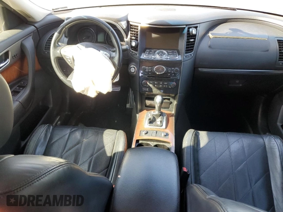 2013 Infiniti FX with VIN JN8CS1MU5DM142289, listed as a Copart auction lot 47363945 with Not provided miles and Salvage title. Bid and sale history available at DreamBid. Image 8.